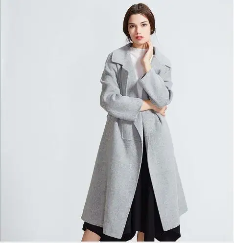 De Homme Col Longue Down Nouvelle Manteaux Laine 2018 Pardessus Grey Casual Turn Double D'hiver Femmes Cachemire camel Tranchée En Manteau Section Face 5WnOqFU
