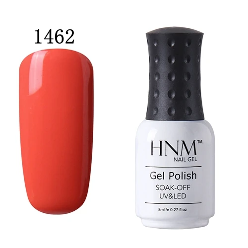 HNM 8 мл УФ-гель для ногтей замачиваемый Гель-лак 58 цветов Гибридный Гель-лак полуперманентный Гель-лак Лаки Эмаль Гель чернила - Цвет: 1462