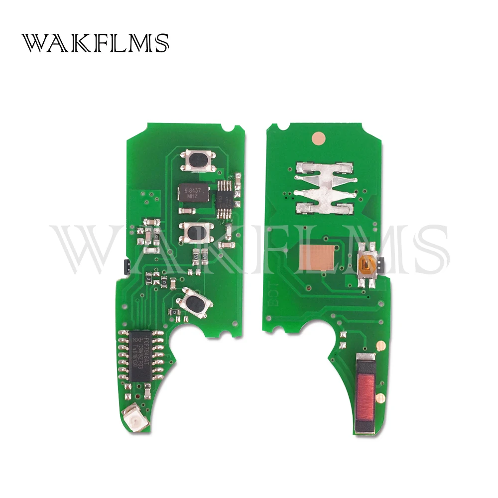 3/4 Buttons Remote Key System 315MHz 433MHz ID46 Flip Remote Car Key Fob For Volkswagen Touareg VW Phaeton 2002-2010 3D0959753AK