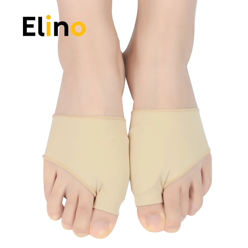 Elino السيليكا هلام النعال العظام تداخل كبير تو مصحح الجوارب شقة القدم تدليك القدم الألم تخفيف صحي الرعاية منصات