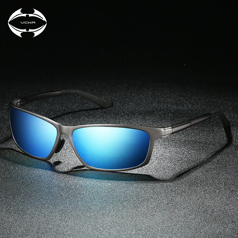 

VCKA Aluminum Magnesium Sunglasses Polarized Men Women Designer HD UV400 Goggles Sun glasses drive Eyewear Oculos de sol hombres