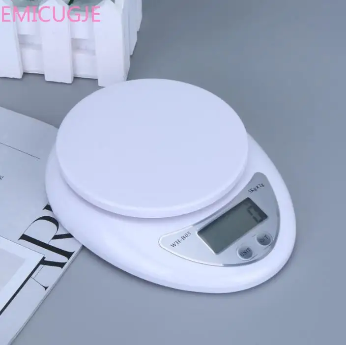 

Weight Kitchen LED Electronic Scales 5kg/1g Portable Digital Scale LED Electronic Scales Postal Food Balance Measuring