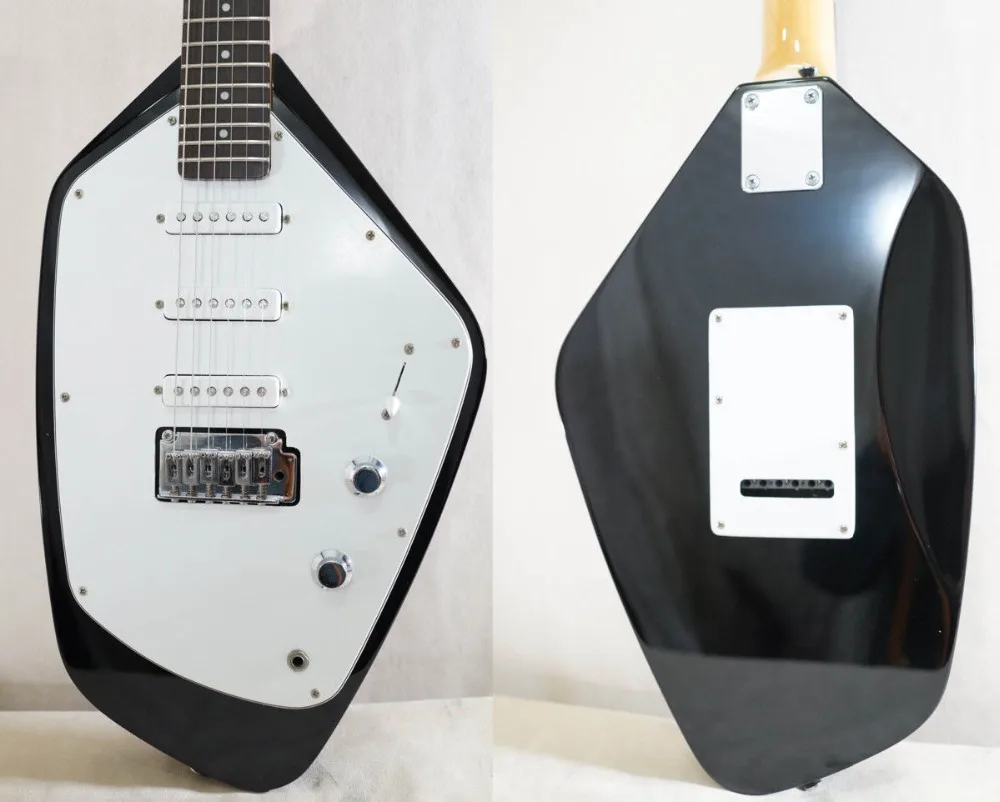 

Custom China vox Black Guitar 6 strings electric Guitar Black colour