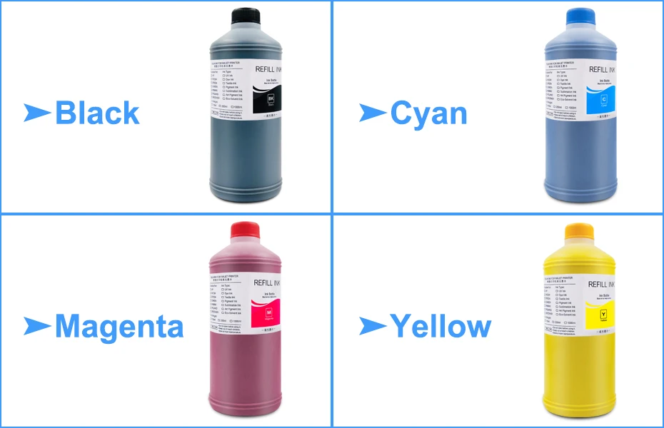 Kit para Epson Universal Pigmento Tinta Reenchimento Surecolor P600 P800 P6000 P7000 Stylus Pro 7890 9890 3800 3880 11880 9x1000 ml 6 9x1000 ml universal pigmento tinta reenchimento kit