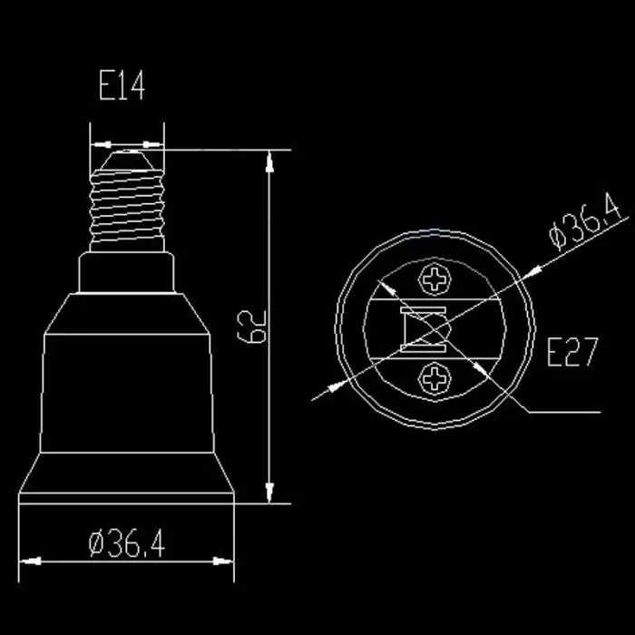 E14 к E27 держатель лампы конвертер розеточный светильник лампа держатель адаптер вилка удлинитель светодиодный свет применение PAK55