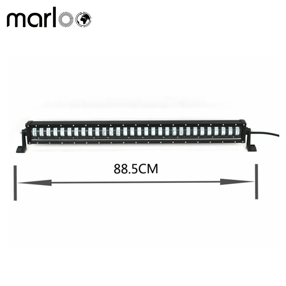 

Marloo Auto Led Light Work Bar Hi Low beam 32 inch 240W Car Driving lights 12V 24V Offroad Single Row For 4X4 4WD Trucks