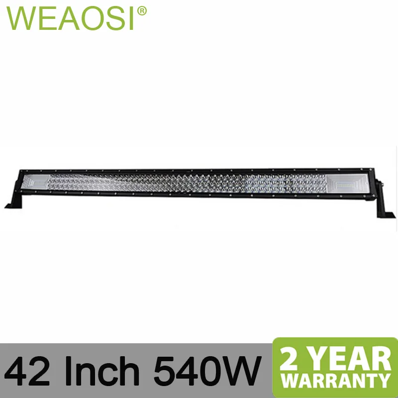 

Tri rows 4x4 offroad truck SUV ATV high quality 540W combo beam 42" inch LED light bar work 12V 24V