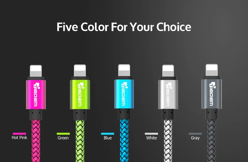 Cabo de Dados para Iphone Cabos do Telefone Usb para Iphone Pacote Cabo Tiegem 2a Carregamento Rápido Carregador Usb 5 6s 7 Mais Móvel 50 8 x 10 High Quality cable for