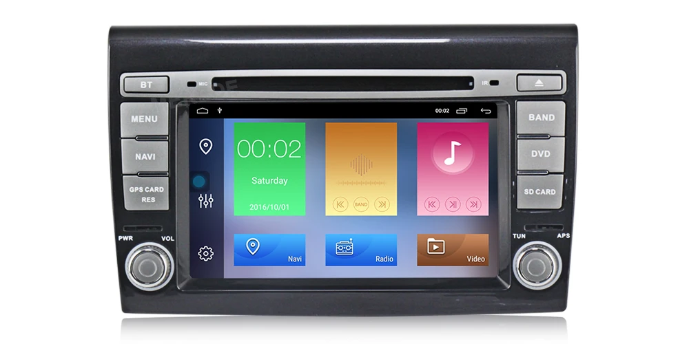 MEKEDE HD Автомобильный мультимедийный плеер Android 9,1 gps 2 Din стерео система для Fiat Bravo 2007-2012 4 ядра 2 ГБ ram радио am fm Wifi USB