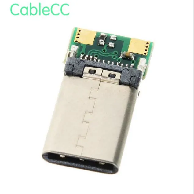 DIY 24 контактный USB 3 1 Тип C разъем для штекера с разъемом типа SMT платой