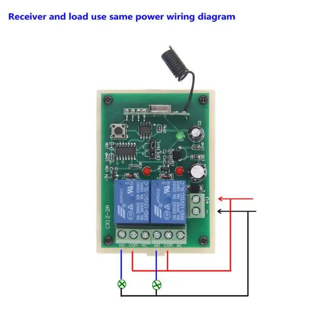 DC 12V 24V Мотор пульт дистанционного управления переключатель двигателя вперед обратный вверх вниз, приемник передатчик; 315/433Mhz