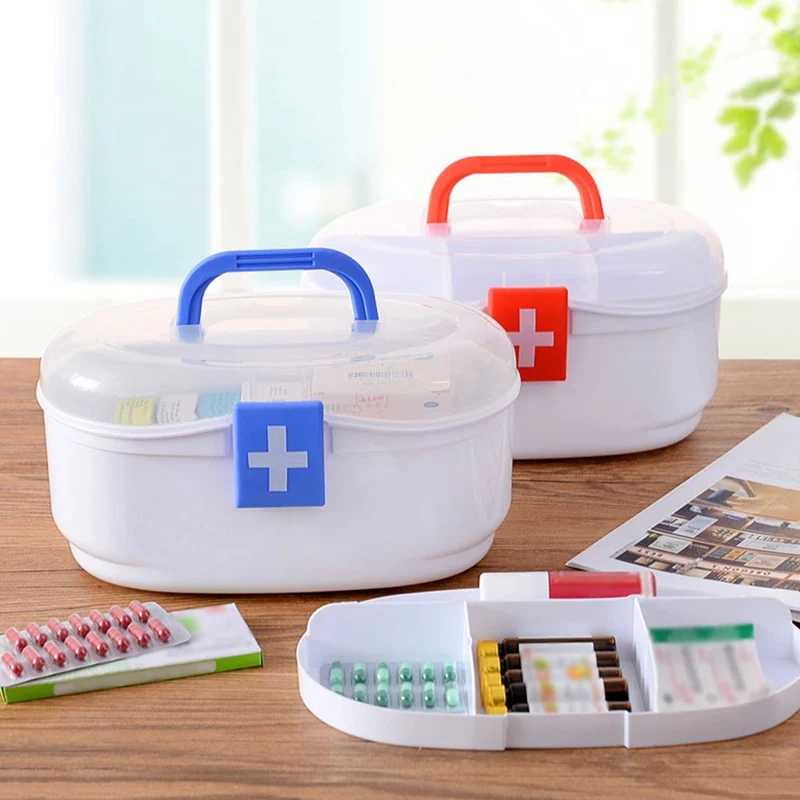New Home Portable First Aid Kit Organizer Multi Layers Medicine Kit