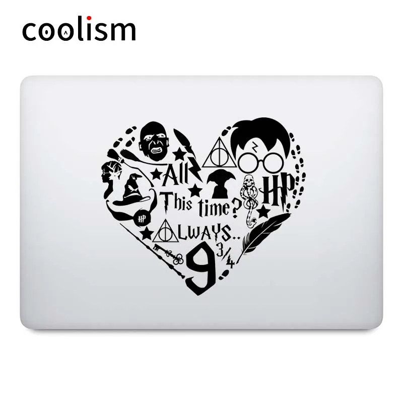 Наклейка для ноутбука Гарри/дементора/Снейпа/Дары смерти для Macbook Decal Pro Air retina 11 12 13 14 15 дюймов Mac Book notebook - Цвет: Design 14