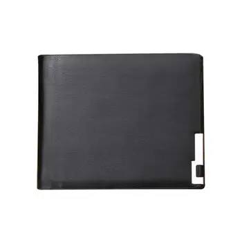 

Ultra-thin Men Leather Card Cash Receipt Holder Organizer Bifold Wallet Purse Simple Fashion design drop shipping August 3