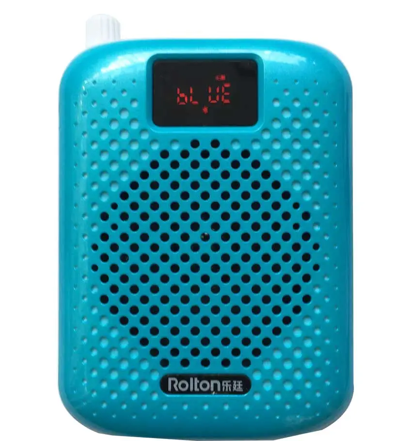 Blue Rolton K500 Bluetooth громкий динамик микрофон голосовой усилитель для Мегафона динамик для обучения гид распродажа Акция - Цвет: Blue