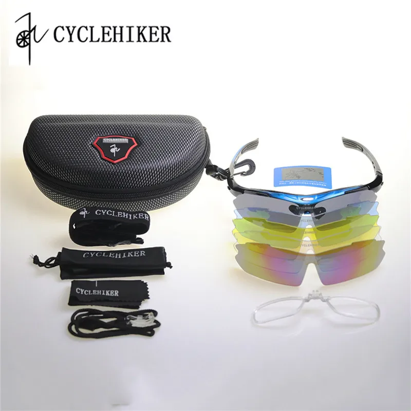 

Polarized Bike Sunglasses HD UV400 Cycle Eyewear 2018 New Sport Sunglases Men Women gafas bici 5 Lens Bicycle Cycling Glasses