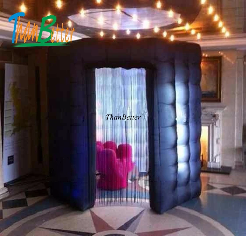 unique-8ft-octagon-photo-booth-tent-black1