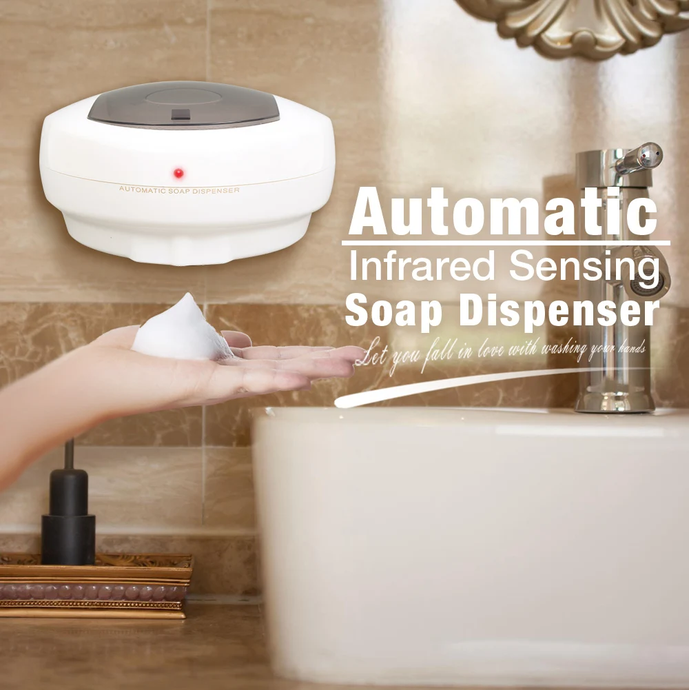 500 мл настенный автоматический диспенсер для жидкого мыла ABS аксессуары для ванной комнаты сенсор Бесконтактный дезинфицирующее средство Диспенсер для мыла для кухни