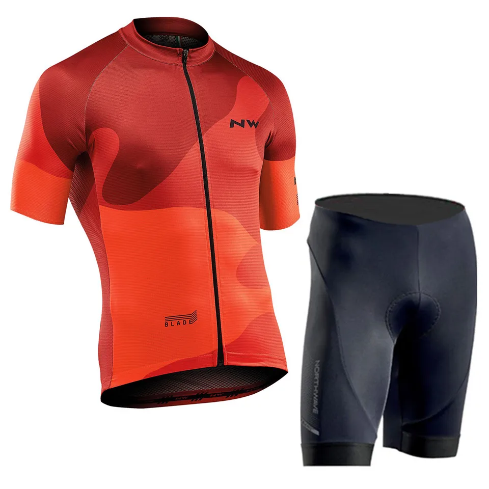 NW Велоспорт Джерси Мужчины с коротким рукавом ropa Ciclismo Verano hombre велосипед одежда шорты набор Триатлон Lotto команда Велосипедная одежда - Цвет: No.6