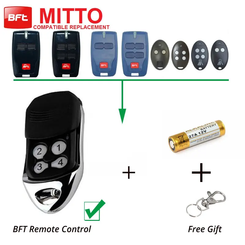 Новый Сменный передатчик BFT Remote RCB02/04