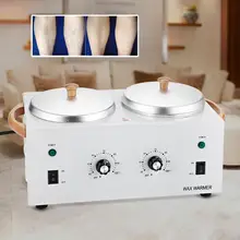 Профессиональный Горячий подогреватель для воска Салон Спа двойной горшок депиляционный воск нагревательный аппарат для рук и спа для ног эпилятор 220 В