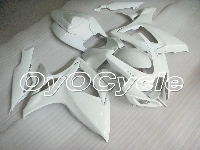 

For 06-07 Suzuki GSXR600 GSXR750 K6 K7 GSXR 600 750 Injection Motorcycle ABS Fairing Bodywork Kit 2006 2007 White