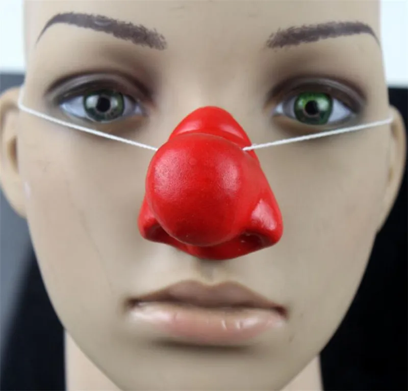Новая Маскарадная маска для костюма клоун красный нос хонинг цирк комиксы вечерние принадлежности для косплея карнавал Хэллоуин Рождественские принадлежности