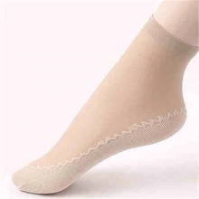Новые женские хлопковые носки летние бархатные прозрачные носки износостойкие Нескользящие женские весенне-осенние носки Calcetines Mujer