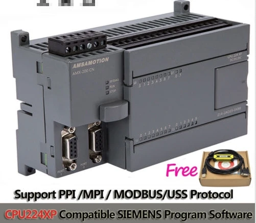 Быстрая доставка DHL S7 200 PLC CPU224XP 14I/10O 214 2AD23 0XB8 аналоговый 2AI/1AO транзистор типа