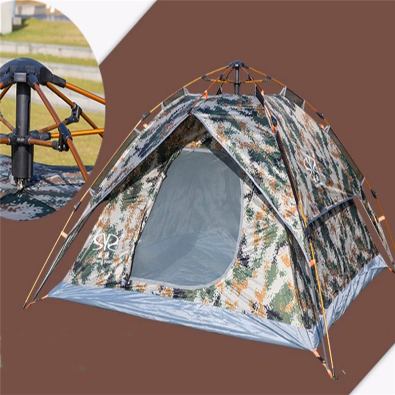 

3-4 Person 200*230*140 cm Ultralight Large Camping Tent Waterproof Windproof Shelter Pop Up Automatic Tents Travel Hiking Tents