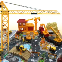 Play set город строительной техники playset building scense игрушки