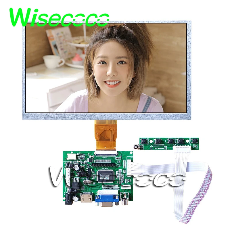 9 inch LCD Display Raspberry Pi LCD Display Screen TFT Monitor AT090TN12 HDMI VGA Input Driver