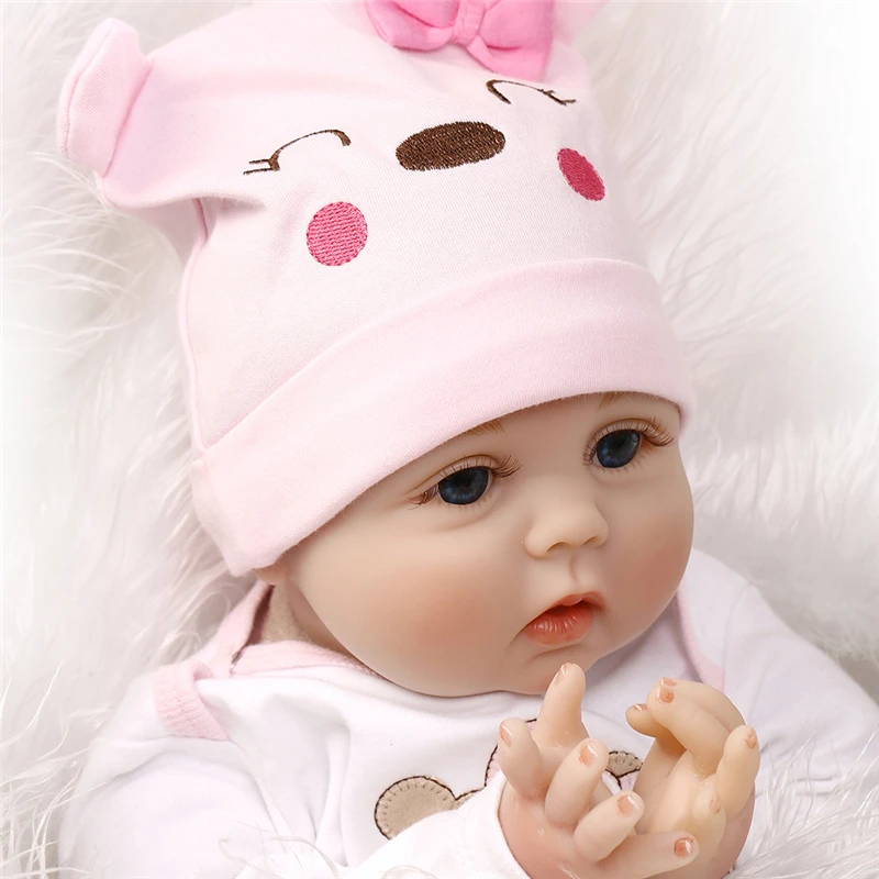Кукла новорожденная NPK мягкая силиконовая кукла Reborn 55 см 40 см|alive dolls|reborn baby dollreborn