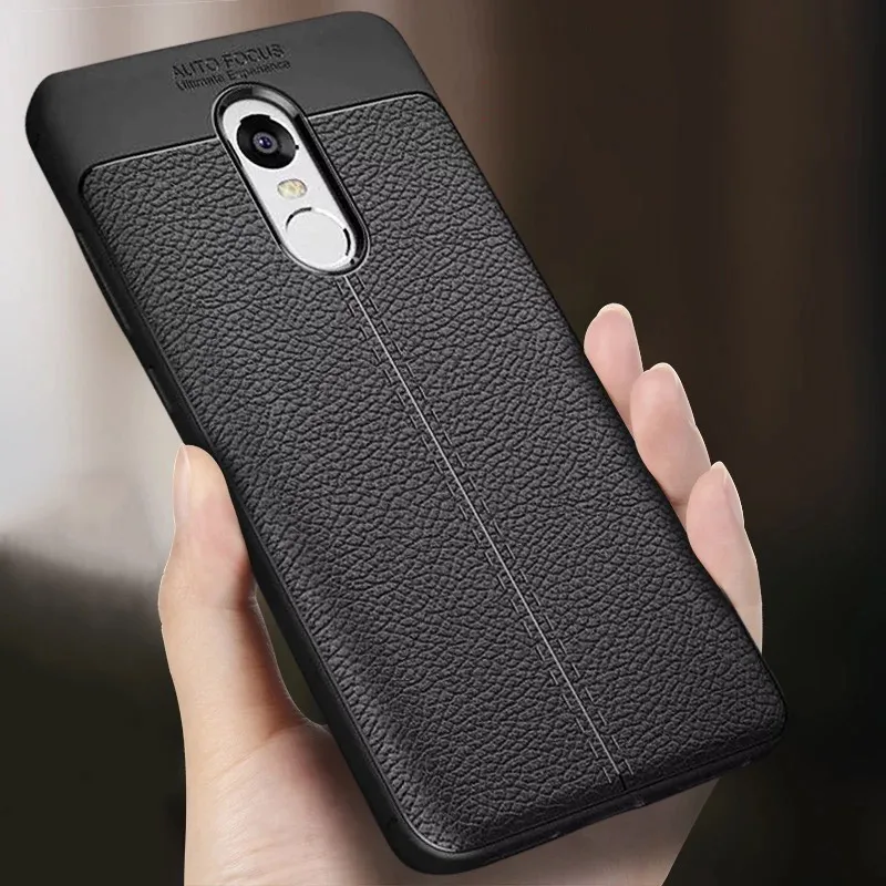 

For Xiaomi Redmi Note 5 5A Case Silicone Phone Bag For Redmi 4X 4A Note 4 4X Case Leather Grain Cover For Xiaomi Redmi 5A 5 Plus