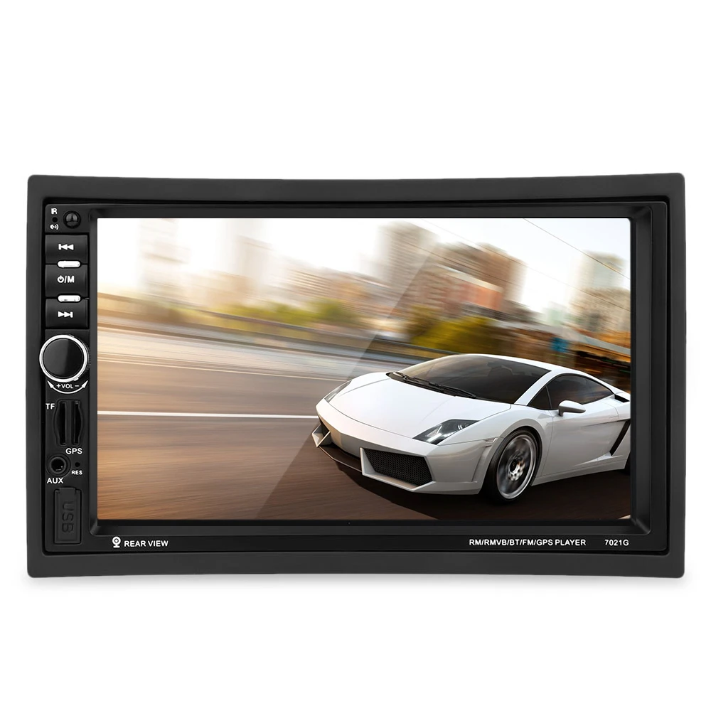 

Universal 2 Double Din Car Video Player Bluetooth FM Radio GPS Map Audio MP3 MP5 Car Multimedia Player 1080P HD Remote Control