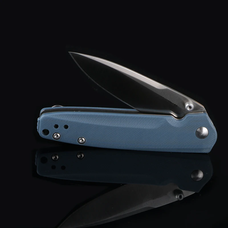 LOVOCOO Made 485 Real D2 steel Blade G10 handle folding Pocket Survival camping hunting Tactical Knives EDC Tool kitchen knife