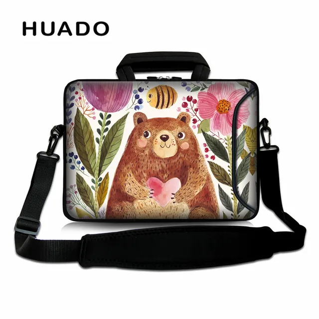Cute laptop bags 10" 13"12" shockproof messenger bag for 15.6 17.3 14