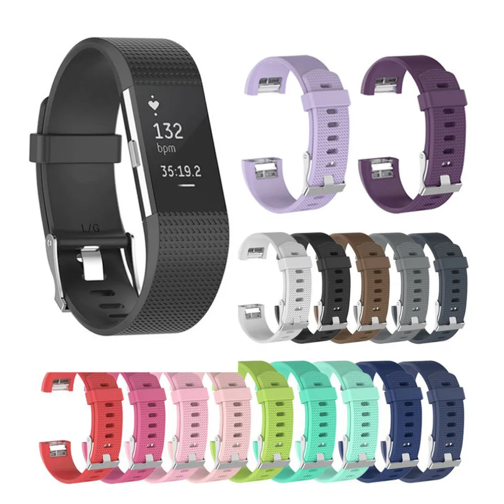 

Smart Bracelet Band For Fitbit Charge 2 Soft Silicone Replacement Sport Watchband Watch Strap For Fitbit Charge2 S/L size
