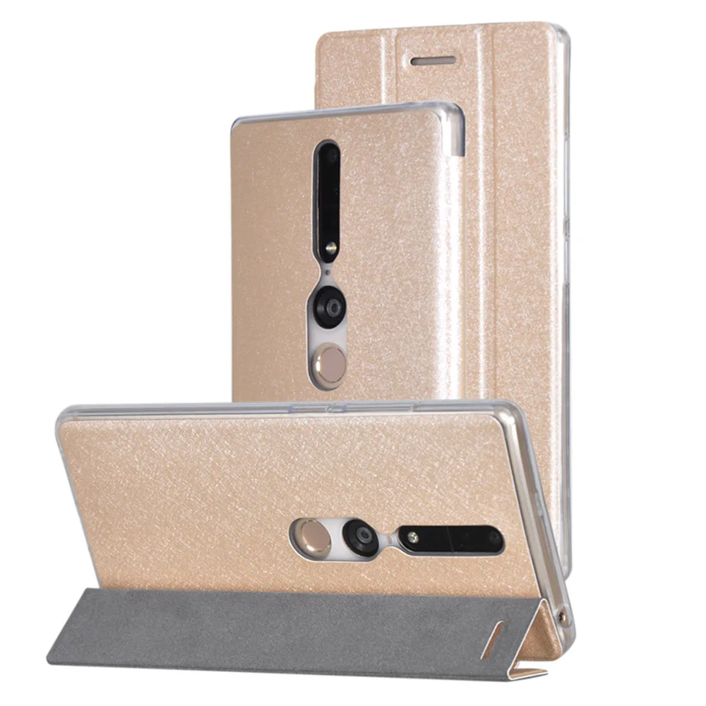 

Fashion Three Folds Silk Pattern PU leather Folding Folio Case for Lenovo PHAB2 Pro for 6.4'' Cover Case for Lenovo PB2-690N