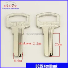 ТЭП с фокусным расстоянием 25 мм левая Ванна пустой ключ инструменты для слесаря заготовка для ключа вертикальный ключ машина для резки заготовки ключей B025