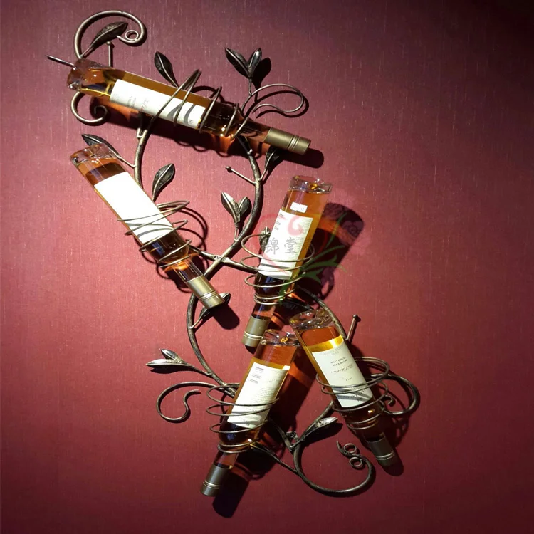 98*45 см металлический держатель для бутылки вина настенный смонтированный Органайзер стеклянная посуда полка для хранения стеллаж для виски элегантное украшение комнаты