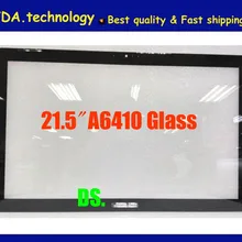 EMS/DHL быстрая, новое Переднее стекло lcd для 21," ASUS A6410 все-в-одном Переднее стекло для внешнего экрана+ клейкая лента