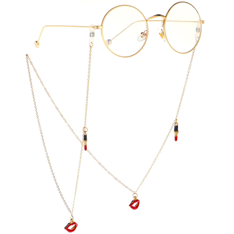 Чтение цепочка для очков губная помада солнцезащитные очки держатель шейный ремень веревка ювелирное ожерелье удобный для очков очки