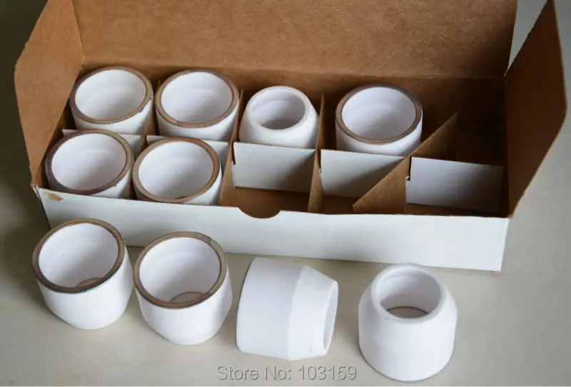 

P-80 Plasma Cutter Shield Cup Shroud Cups For P-80 Plasma Cutting Torch 10pcs