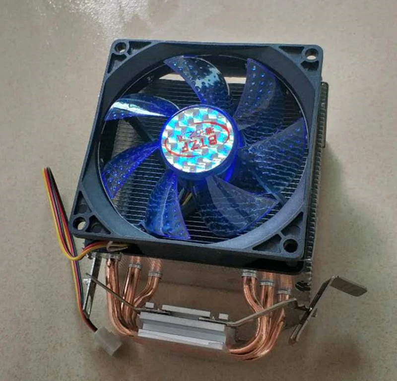 3 с тепловым стержнем heat pipe охлаждения Процессор кулер для LGA 775 1150 1151 1155 1156 2011 Процессор 9 см вентилятор Поддержка Intel AMD