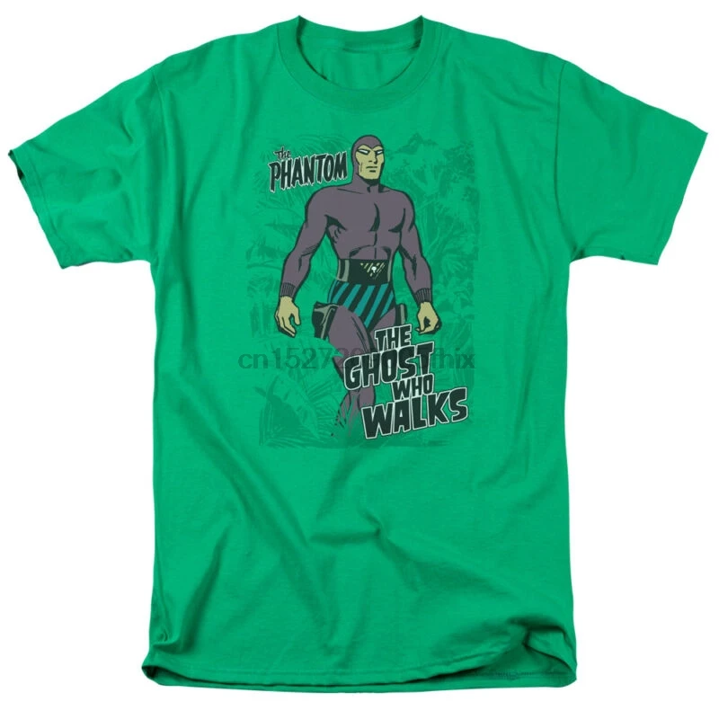 

The Phantom Comic GHOST WHO WALKS Licensed Adult T-Shirt All Sizes