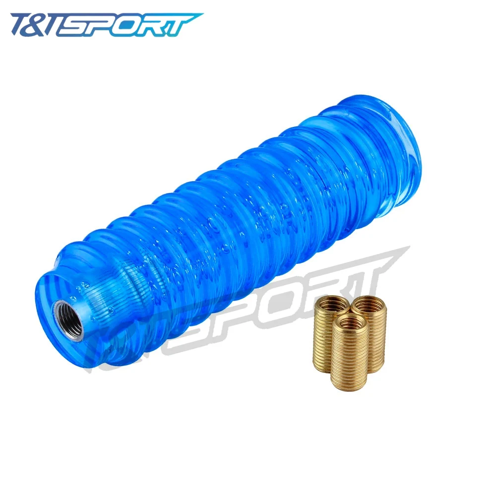 RYANSTAR RACING 150mm Blue Crystal Bubble Gear Knob Shift Knob Shifter