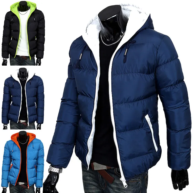 Buy 2015 mens winter jackets mens hooded wadded coat