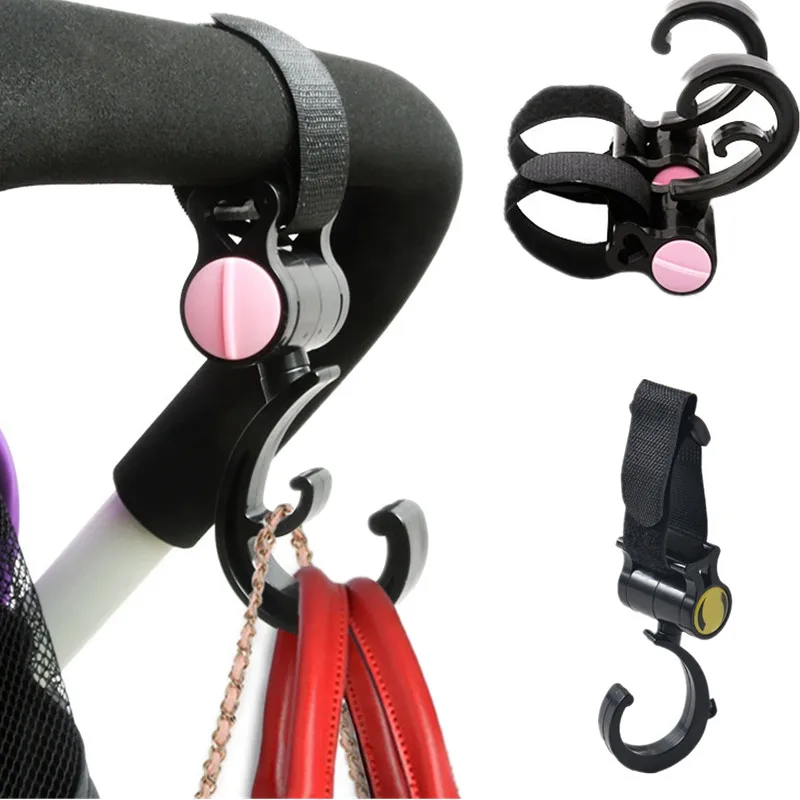 

Baby stroller hook-up 360-degree rotating magic paste stroller hookup children stroller accessories