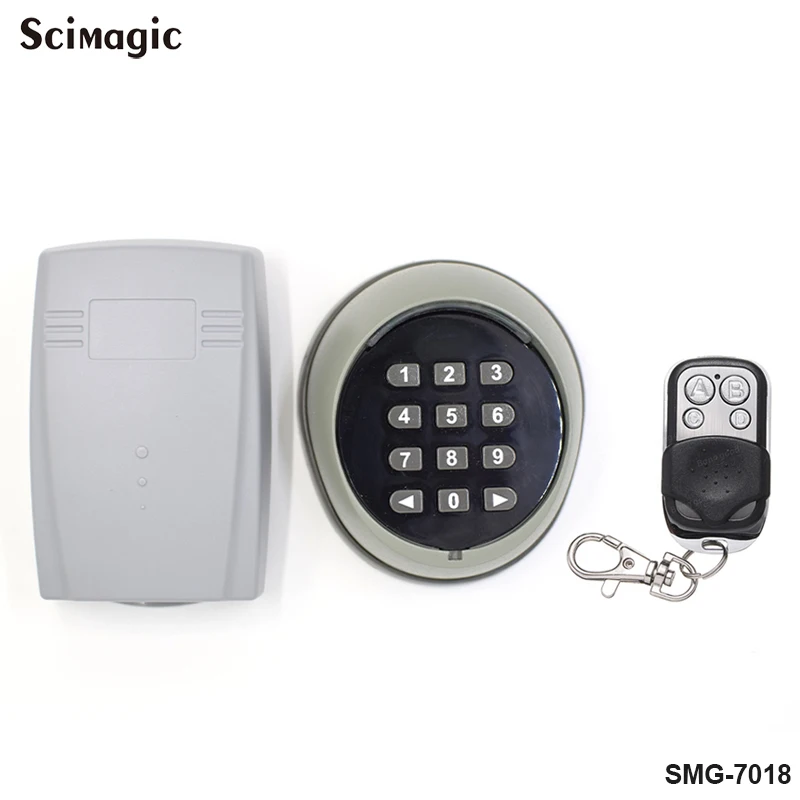 

433MHz Wireless Keypad Universal Remote Controller Password Switch for Gate Door Access Control and 433MHz Receiver Remote